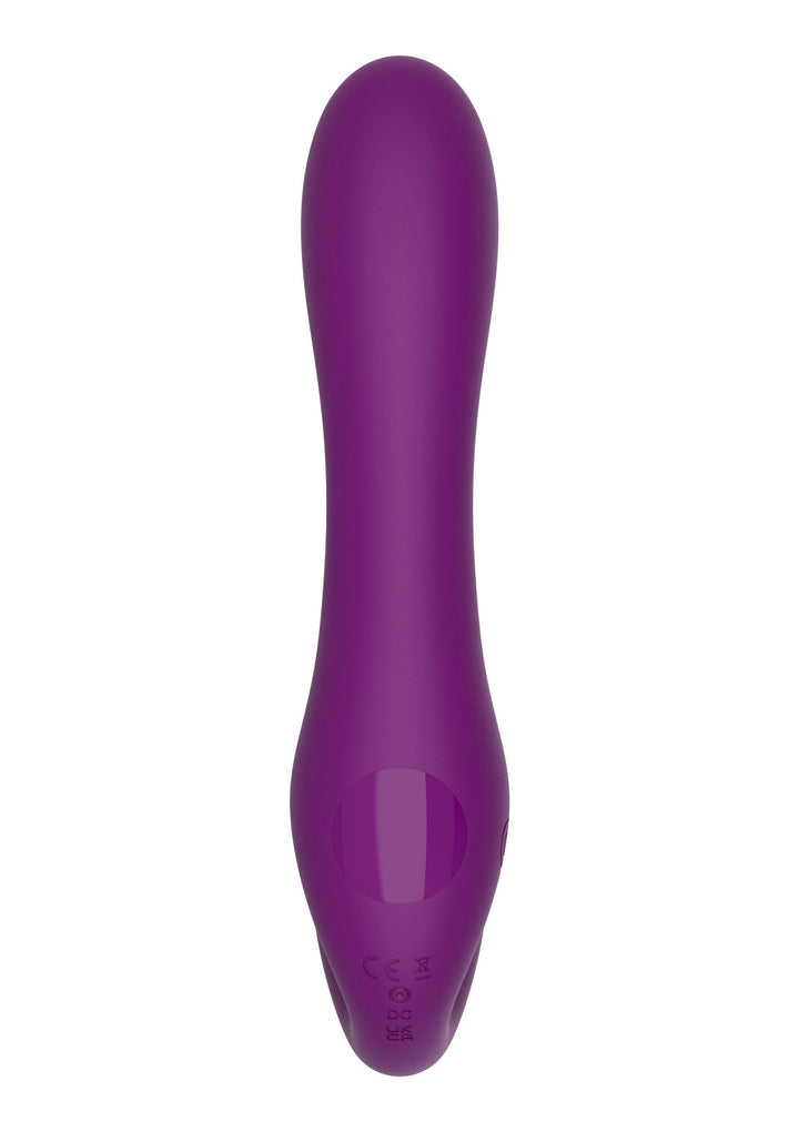 Strapless Strap-On Pulse Vibrator - Paars - afbeelding 2
