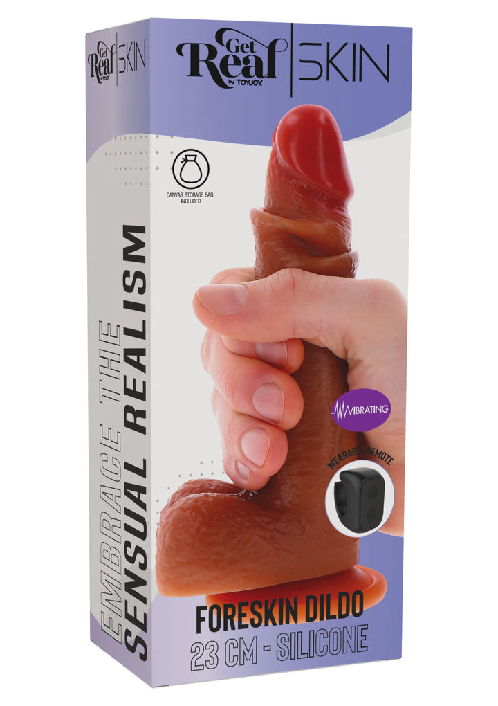 ToyJoy Realistische Vibrerende Foreskin Dildo Caramel - productfoto 10 | SIN&LACE