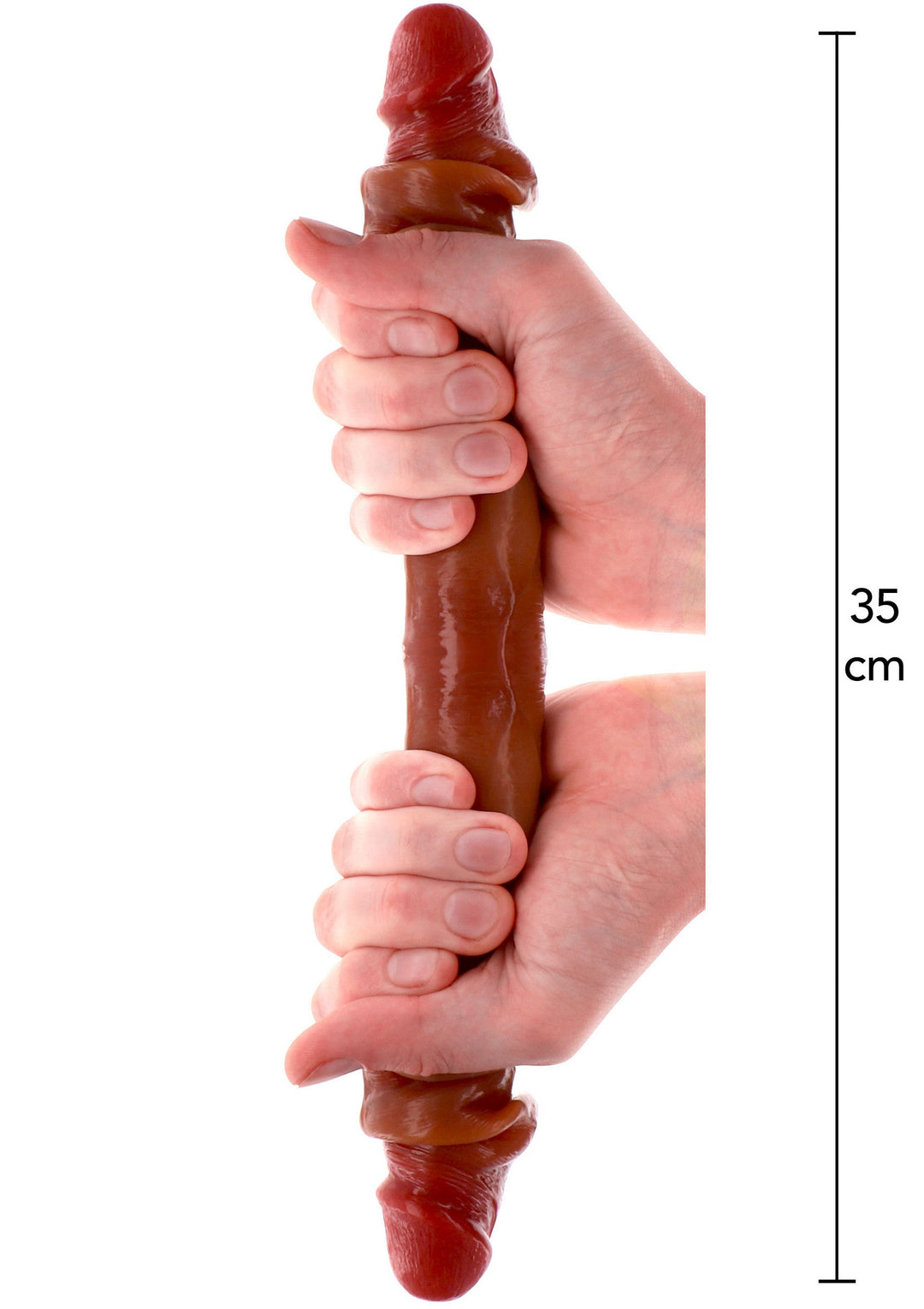 Foreskin Double Dong Silicone 35 cm - productafbeelding 1