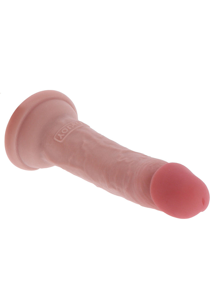Deluxe Dual Density Dong TPE 15 cm - Huidskleur - afbeelding 6