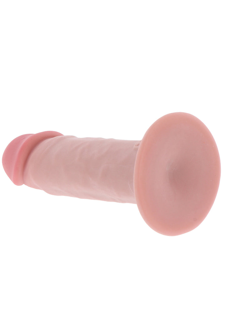 Deluxe Dual Density Thick Dong TPE 15 cm - Huidskleur - afbeelding 10