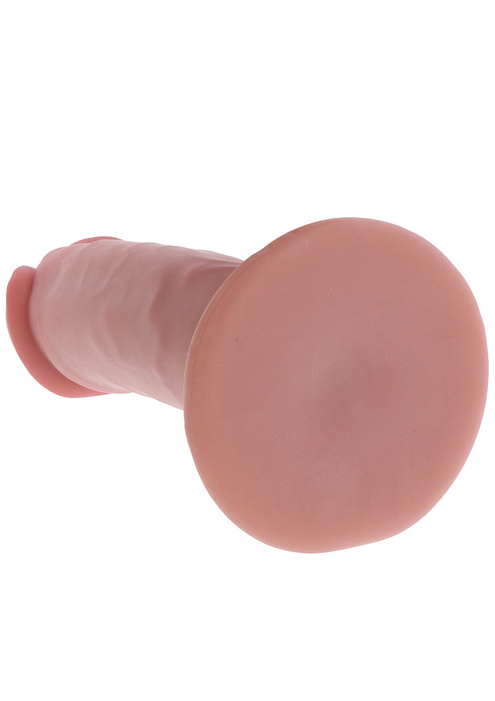 Deluxe Dual Density Thick Dong TPE 18 cm - Huidskleur - afbeelding 10