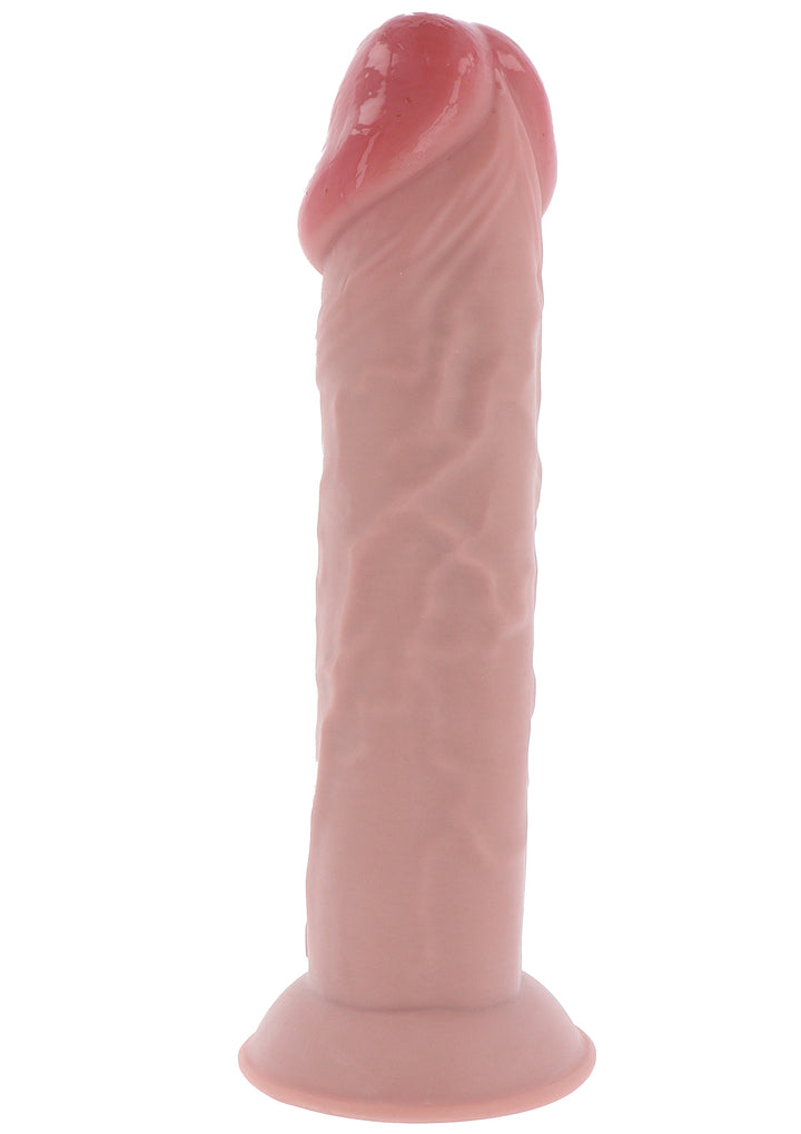 Deluxe Dual Density Thick Dong TPE 35.5cm - Huidskleur - afbeelding 2