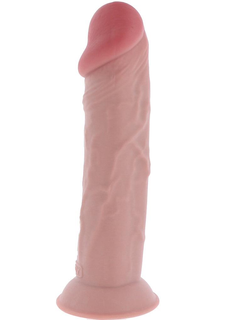 Deluxe Dual Density Thick Dong TPE 35.5cm - Huidskleur - afbeelding 5