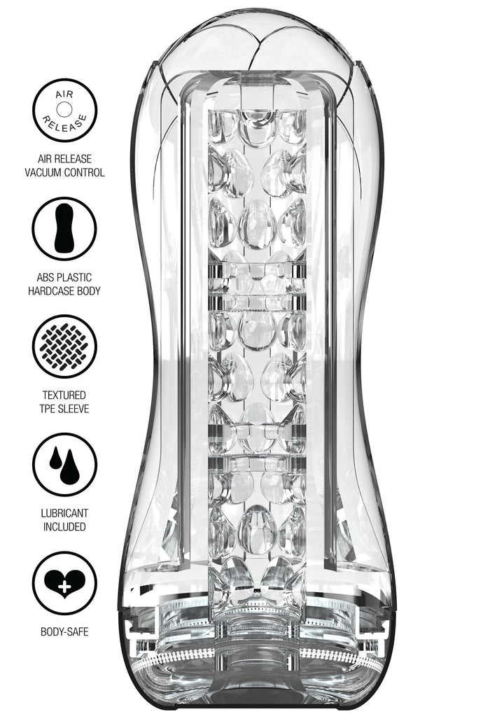 Big Clear Blast Vacuum Stroker