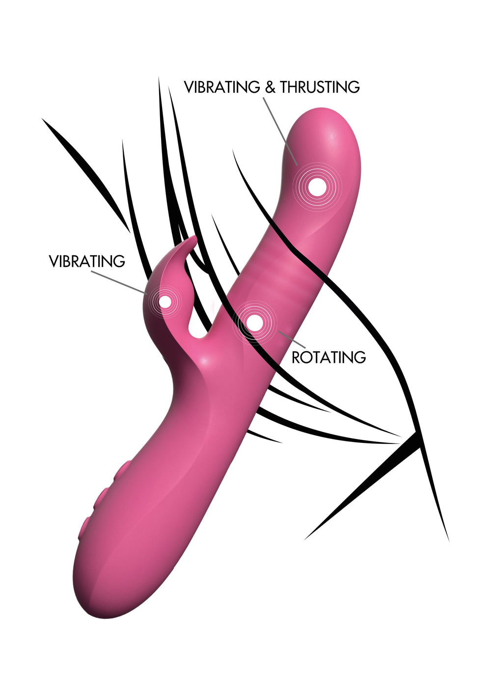 ToyJoy Venus II Vibrator | Rabbit vibrator - ToyJoy | SIN&LACE