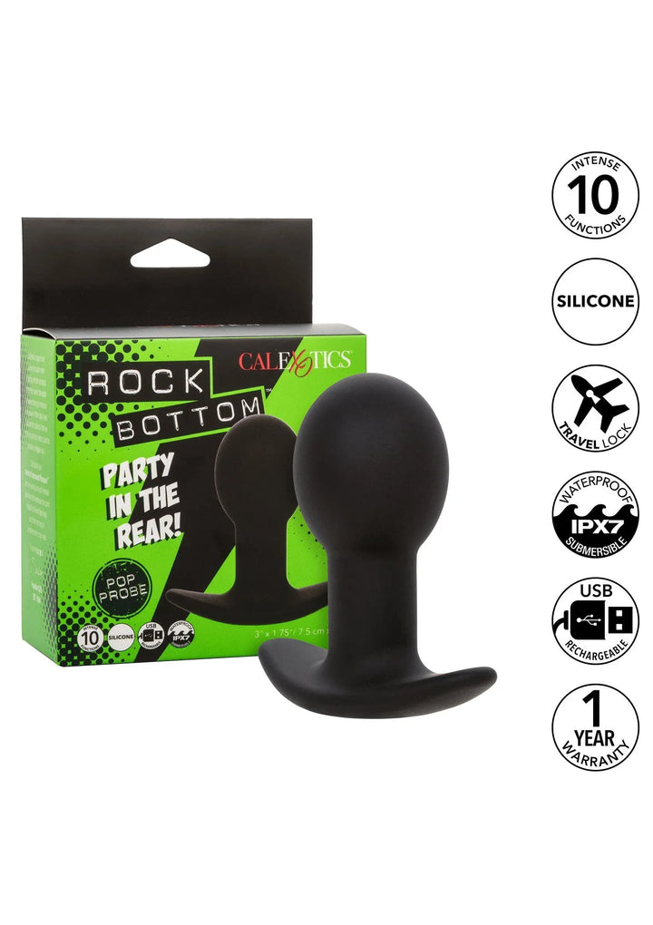 Rock Bottom Pop Probe | Buttplug - CalExotics | SIN&LACE