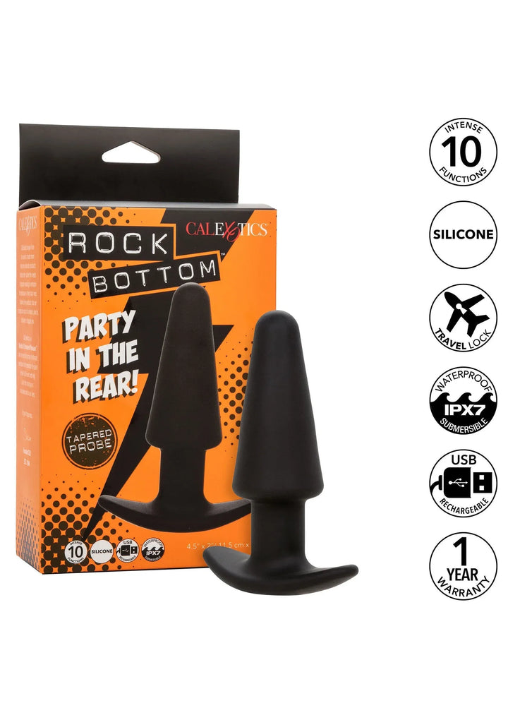 Rock Bottom Tapered Probe | Buttplug - CalExotics | SIN&LACE