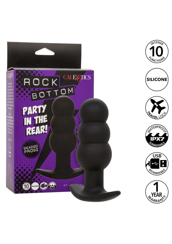 Rock Bottom Beaded Probe | Buttplug - CalExotics | SIN&LACE