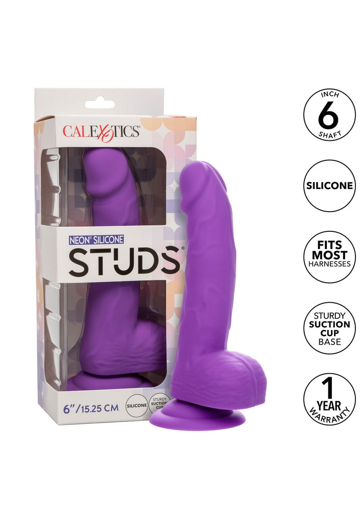 Neon Silicone Studs 6 inch - Paars - afbeelding 30