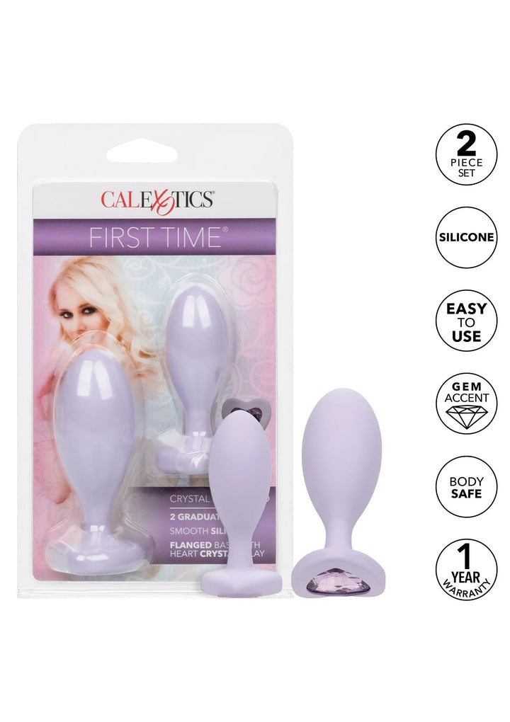 First Time Crystal Booty Duo | Buttplug - CalExotics | SIN&LACE