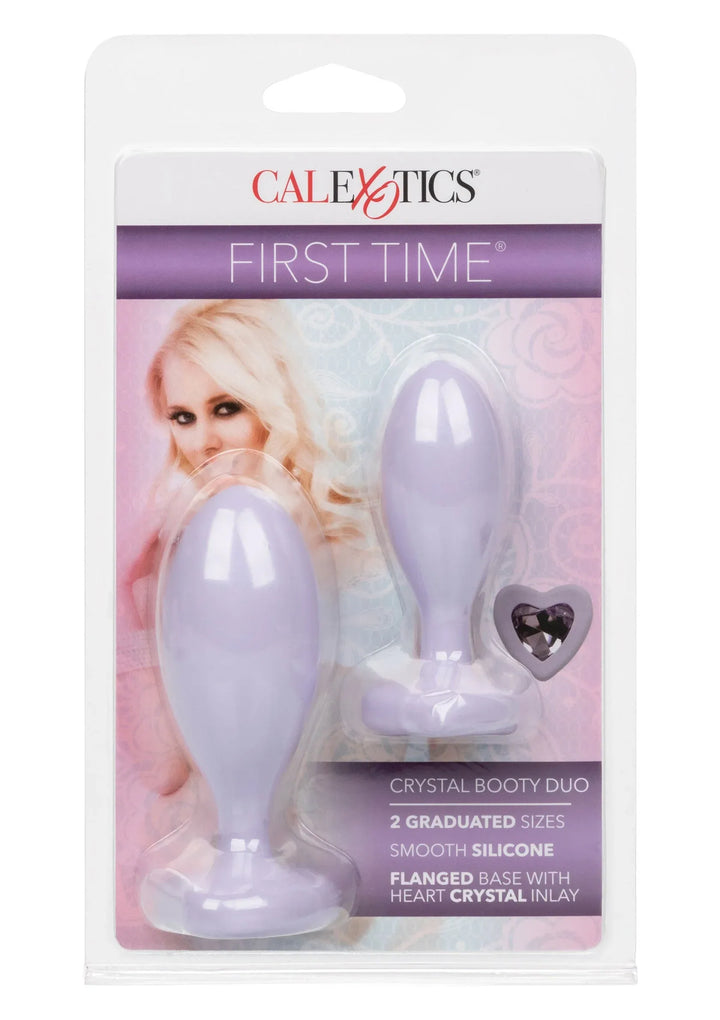 First Time Crystal Booty Duo | Buttplug - CalExotics | SIN&LACE