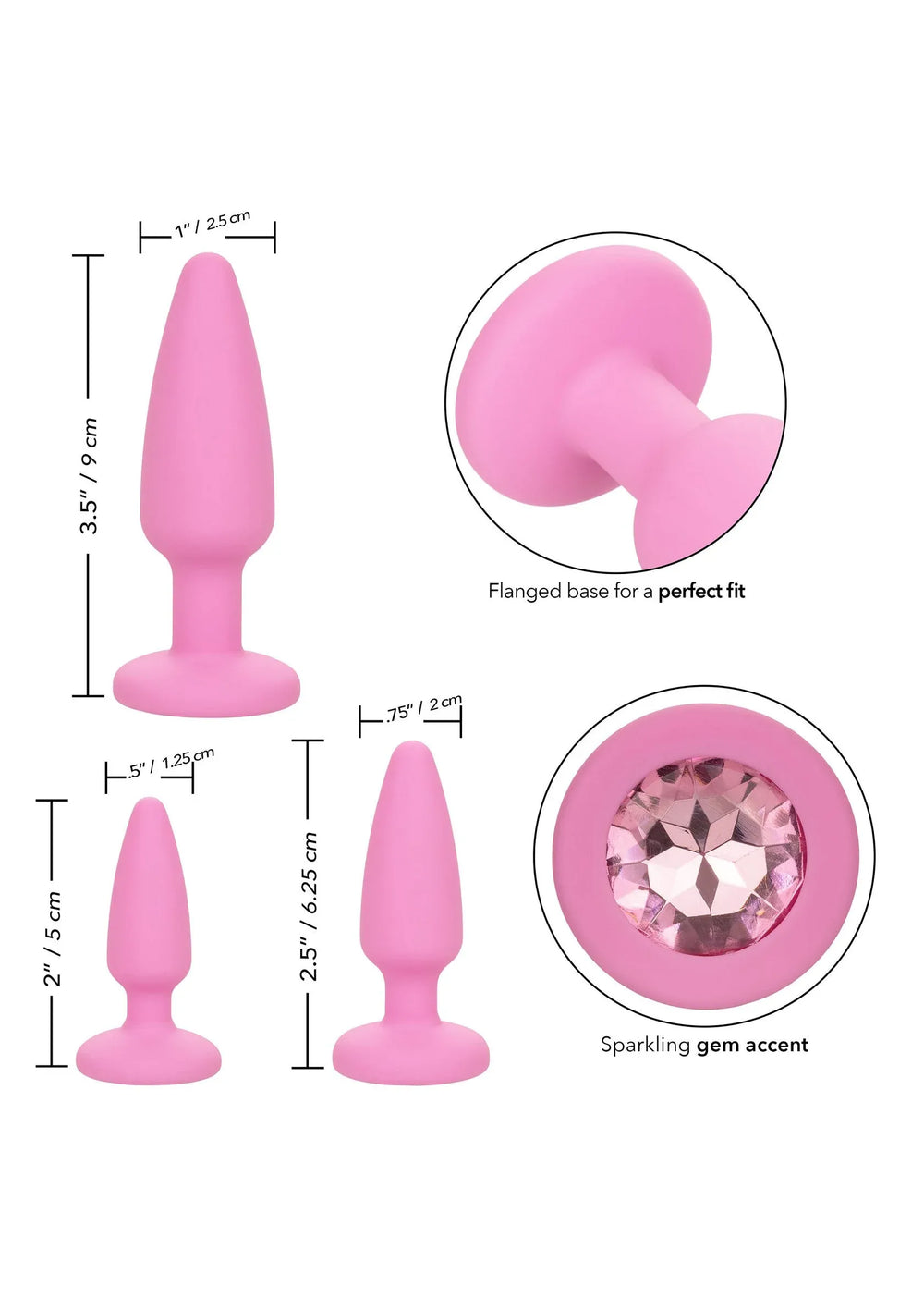 Crystal Booty kit | Buttplug - CalExotics | SIN&LACE