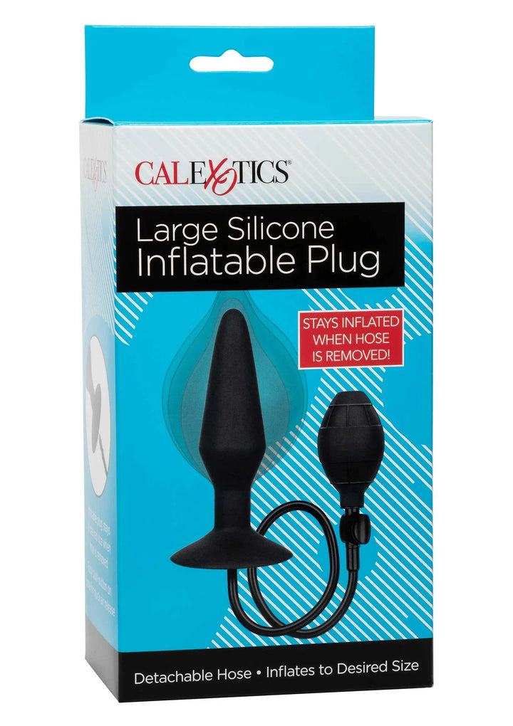 CalExotics Large Silicone opblaasbare Plug | Opblaasbare Buttplug - CalExotics | SIN&LACE