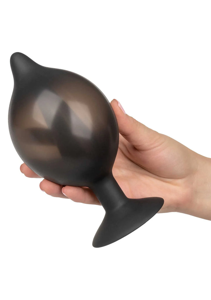 CalExotics Large Silicone opblaasbare Plug | Opblaasbare Buttplug - CalExotics | SIN&LACE