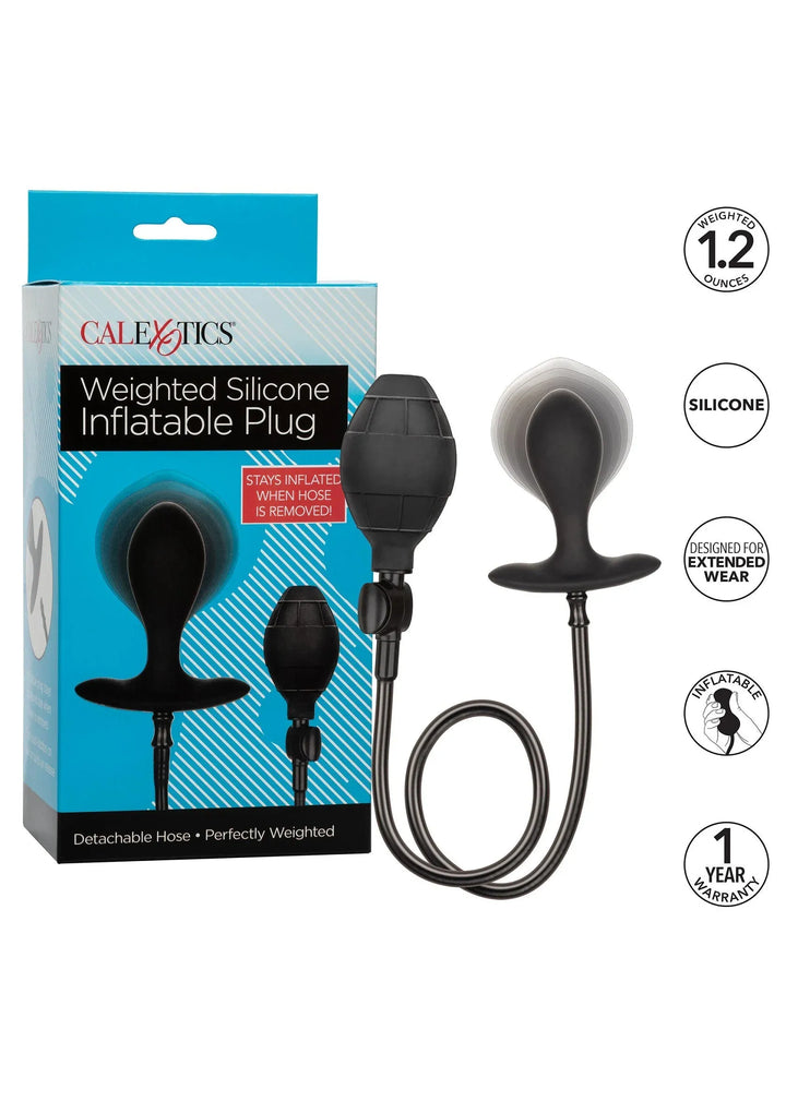 CalExotics Silicone opblaasbare Plug | Opblaasbare Buttplug - CalExotics | SIN&LACE