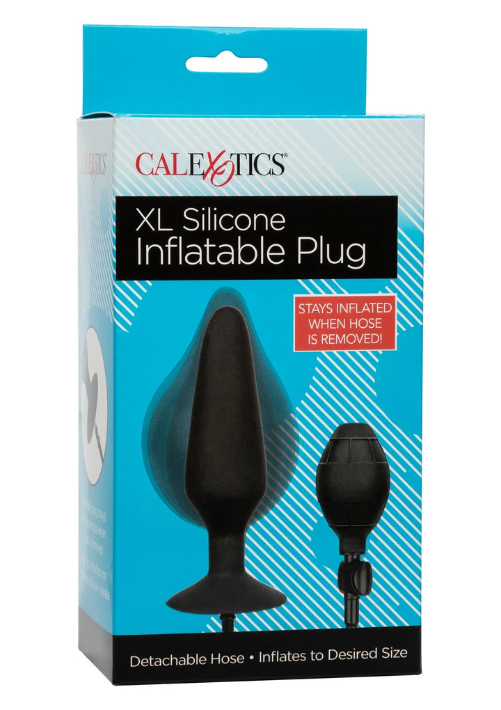 CalExotics XL Silicone opblaasbare Plug | Opblaasbare Buttplug - CalExotics | SIN&LACE