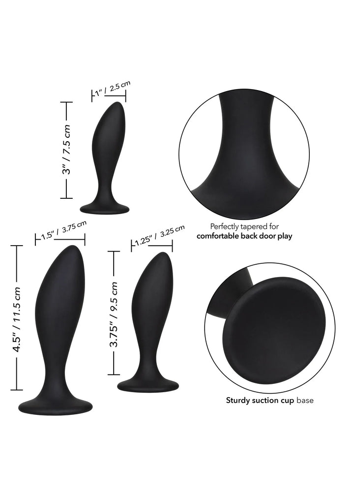 Siliconen Anal Curve kit | Buttplug - CalExotics | SIN&LACE