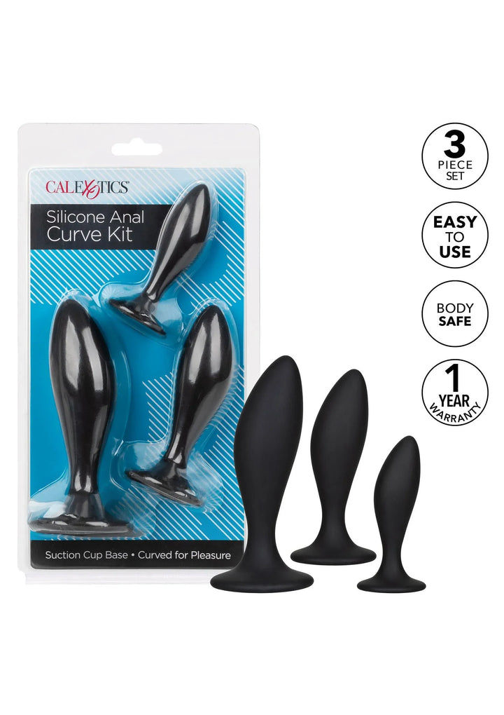 Siliconen Anal Curve kit | Buttplug - CalExotics | SIN&LACE