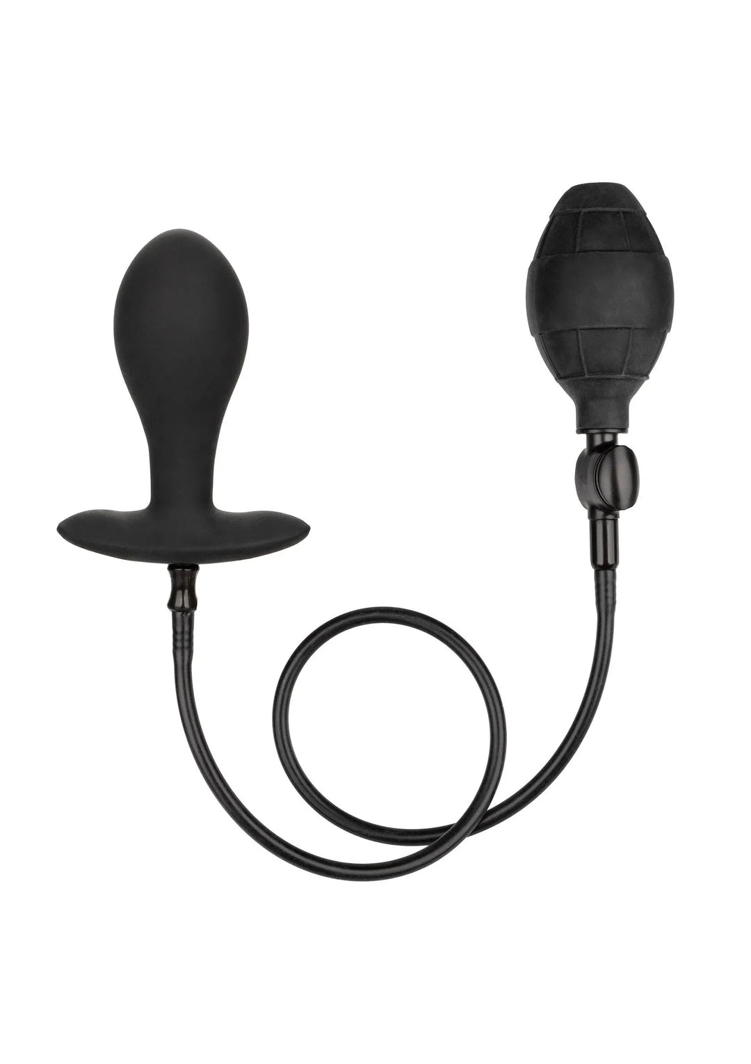 CalExotics Weighted Silicone opblaasbare Buttplug Large | Opblaasbare Buttplug - CalExotics | SIN&LACE