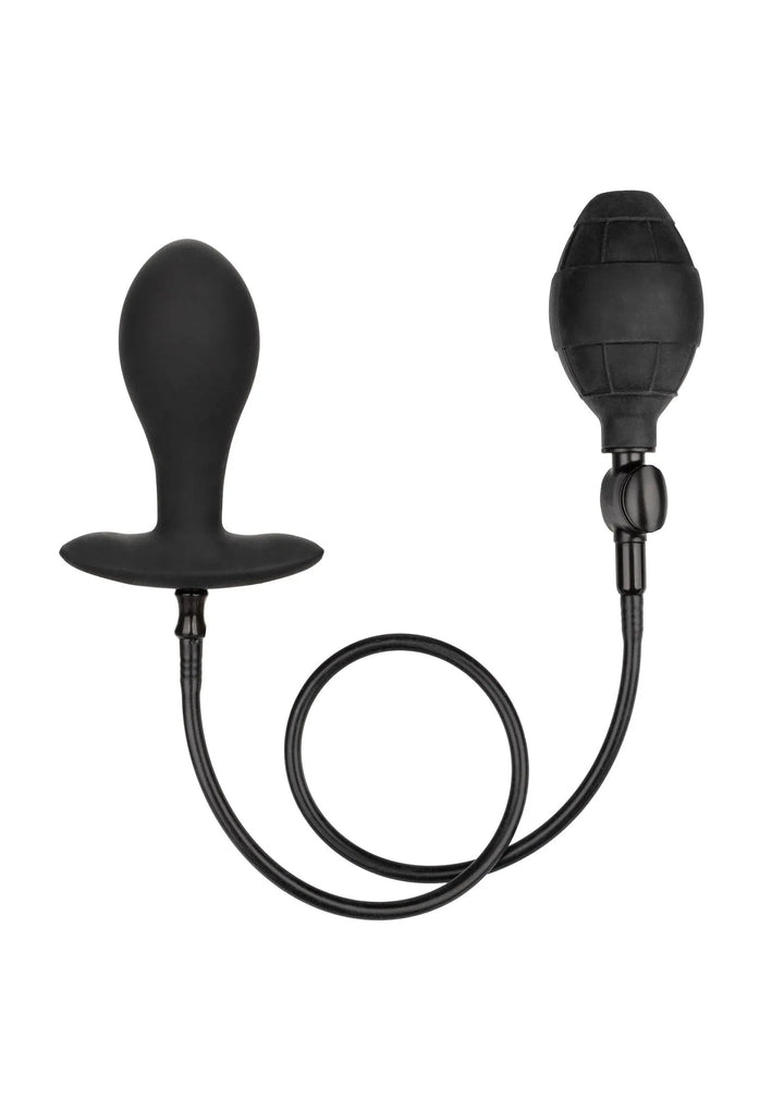 CalExotics Weighted Silicone opblaasbare Buttplug Large | Opblaasbare Buttplug - CalExotics | SIN&LACE
