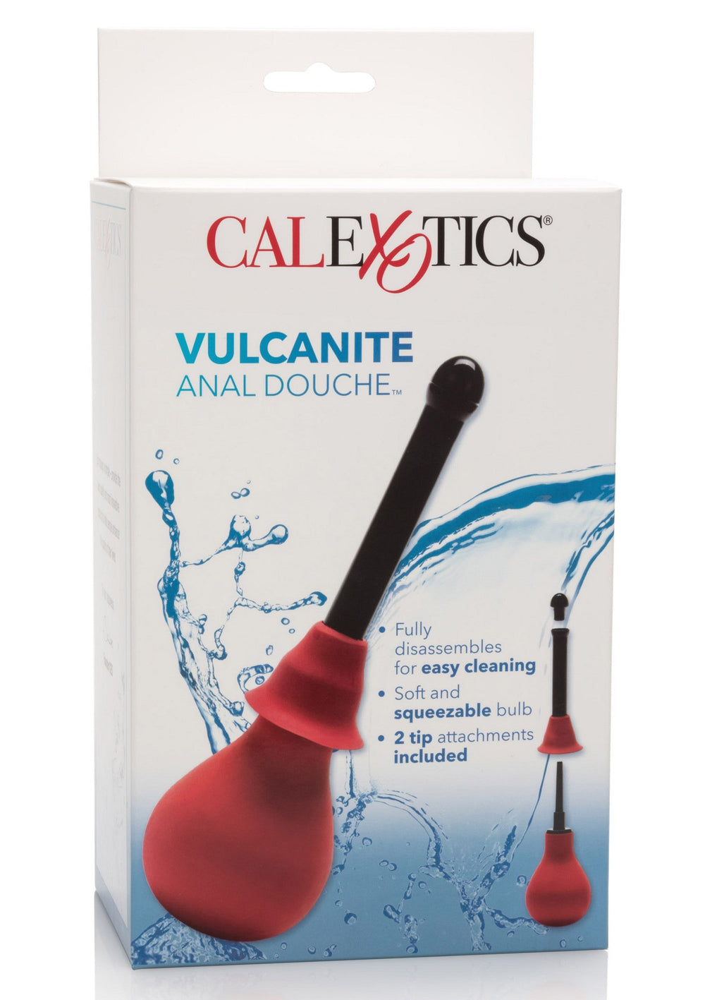 CalExotics Vulcanite Anal Douche - productfoto 2
