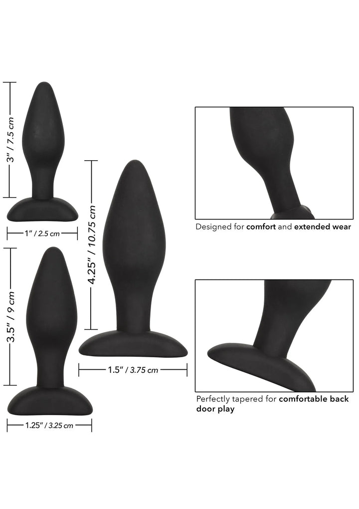 Siliconen Anal Exerciser kit | Buttplug - CalExotics | SIN&LACE
