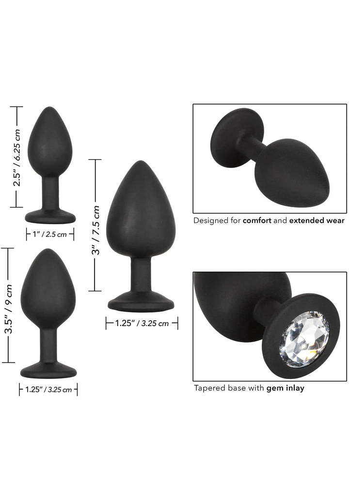 Siliconen Gem Anal kit | Buttplug - CalExotics | SIN&LACE