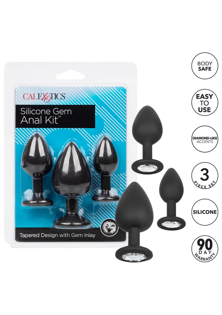 Siliconen Gem Anal kit | Buttplug - CalExotics | SIN&LACE