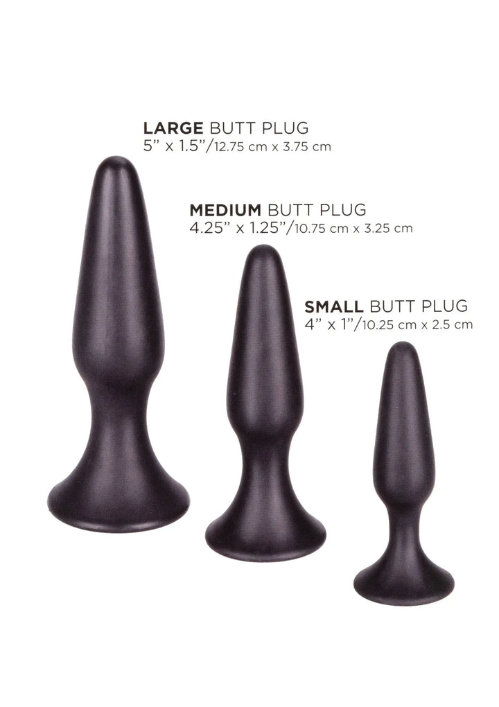 Siliconen Anal trainer kit | Buttplug - CalExotics | SIN&LACE