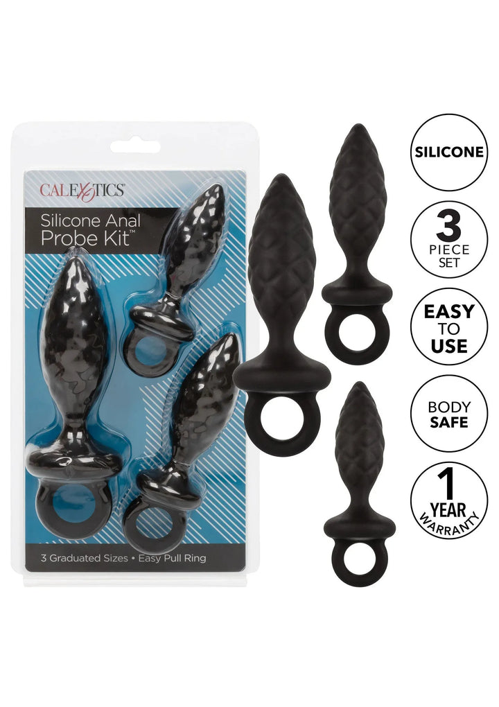 Siliconen anale probe kit | Buttplug - CalExotics | SIN&LACE