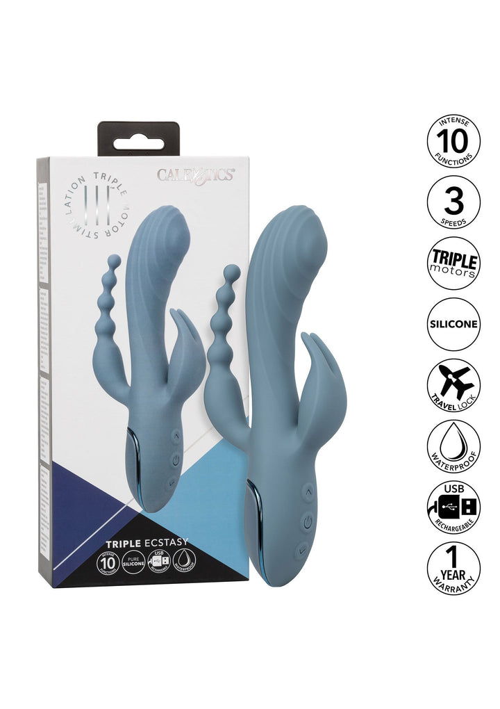 CalExotics Triple Ecstasy | Vibrator - CalExotics | SIN&LACE