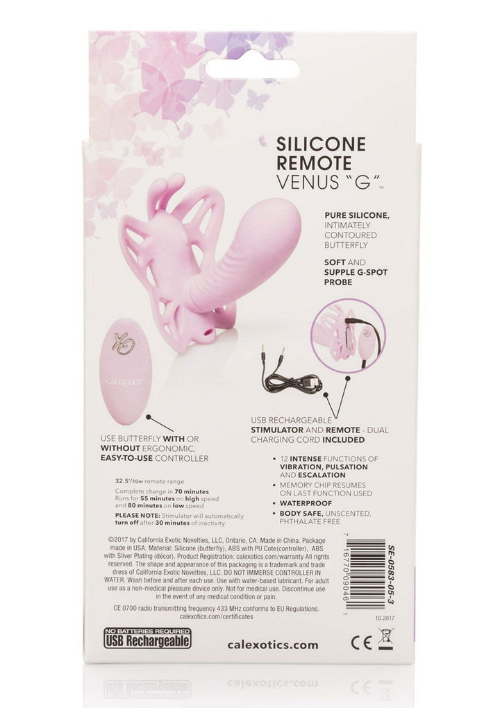 CalExotics Vlinder Afstandsbediening Venus G | Rabbit vibrator - CalExotics | SIN&LACE