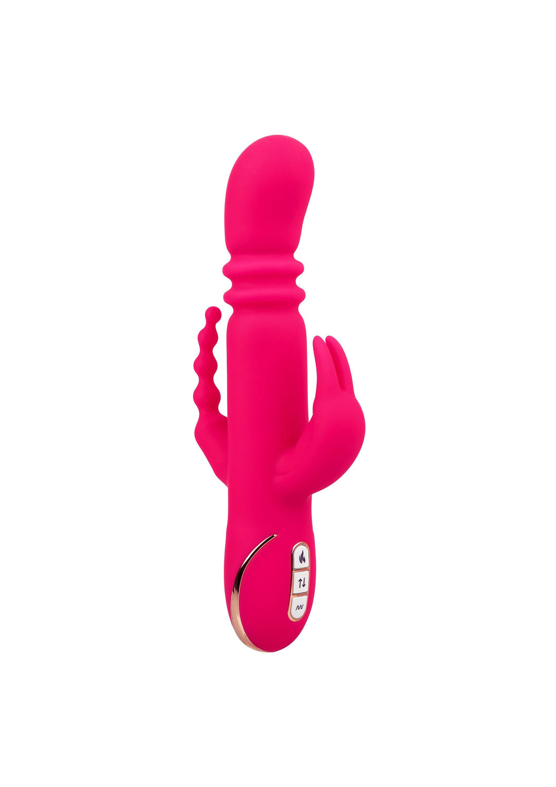 CalExotics Heated Silicone Triple Rabbit | Grote vibrator - CalExotics | SIN&LACE