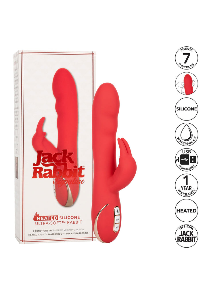 CalExotics Heated Ultra-Soft Rabbit | Rabbit vibrator - CalExotics | SIN&LACE