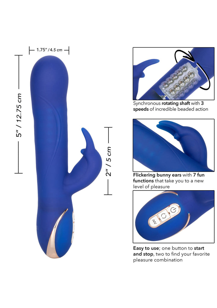 CalExotics Silicone Rotating Rabbit | Rabbit vibrator - CalExotics | SIN&LACE