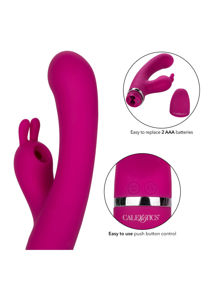 CalExotics Foreplay Frenzy Bunny Kisser | Rabbit vibrator - CalExotics | SIN&LACE