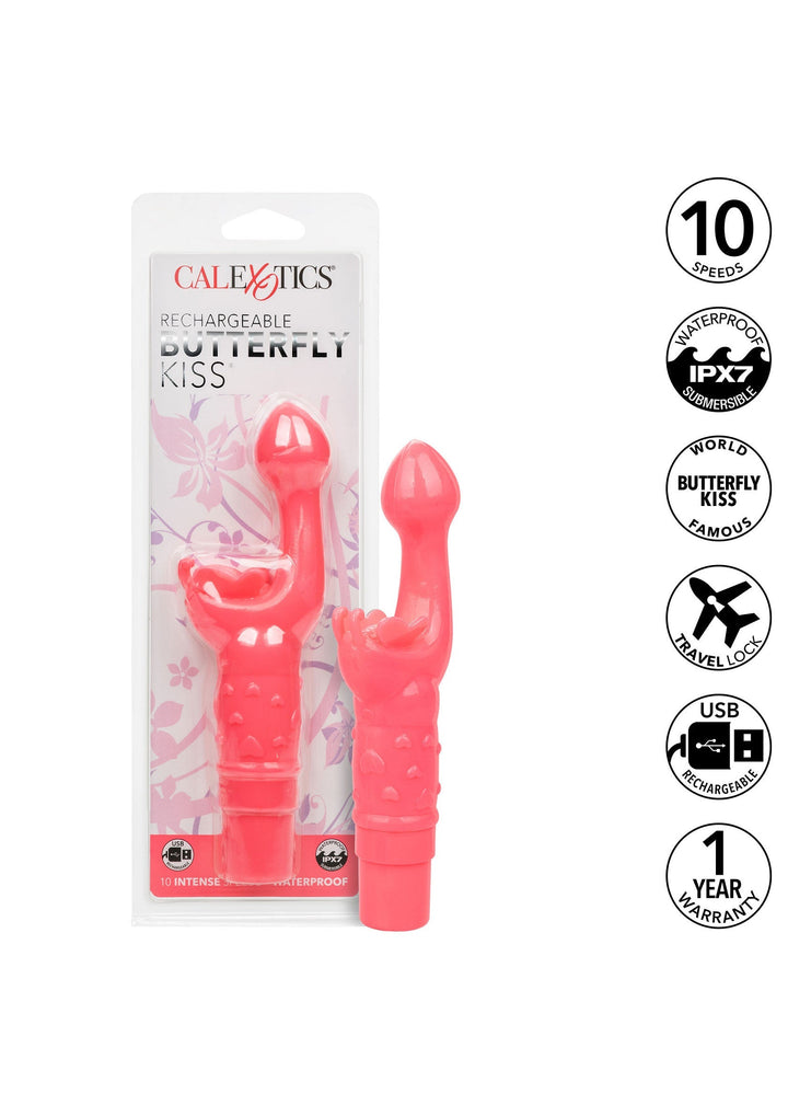 CalExotics Oplaadbare Vlinder Kus | Rabbit vibrator - CalExotics | SIN&LACE