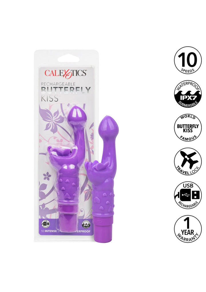 CalExotics Oplaadbare Vlinder Kus | Rabbit vibrator - CalExotics | SIN&LACE