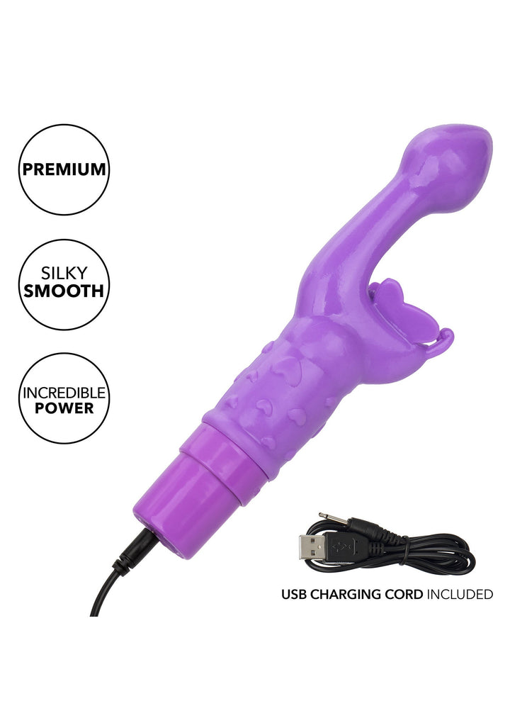 CalExotics Oplaadbare Vlinder Kus | Rabbit vibrator - CalExotics | SIN&LACE
