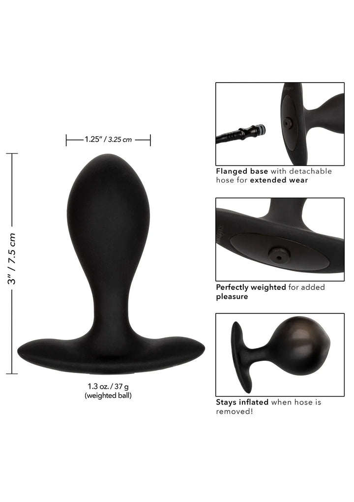 CalExotics COLT Weighted Pumper Plug | Opblaasbare Buttplug - CalExotics | SIN&LACE