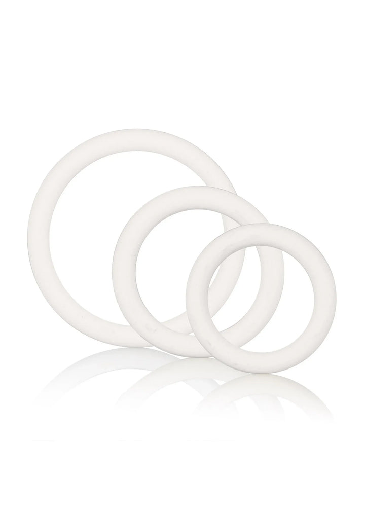 Rubber Cockring 3 Piece Set | Cockring - CalExotics | SIN&LACE