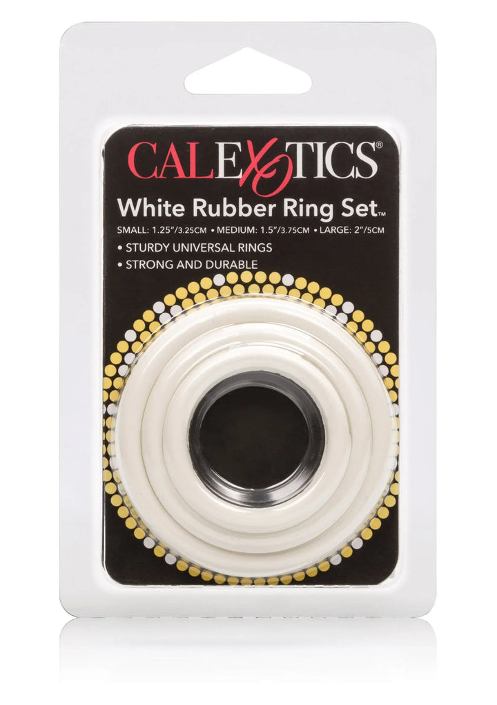 Rubber Cockring 3 Piece Set | Cockring - CalExotics | SIN&LACE