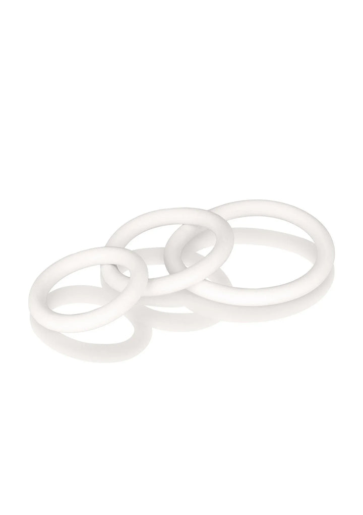 Rubber Cockring 3 Piece Set | Cockring - CalExotics | SIN&LACE
