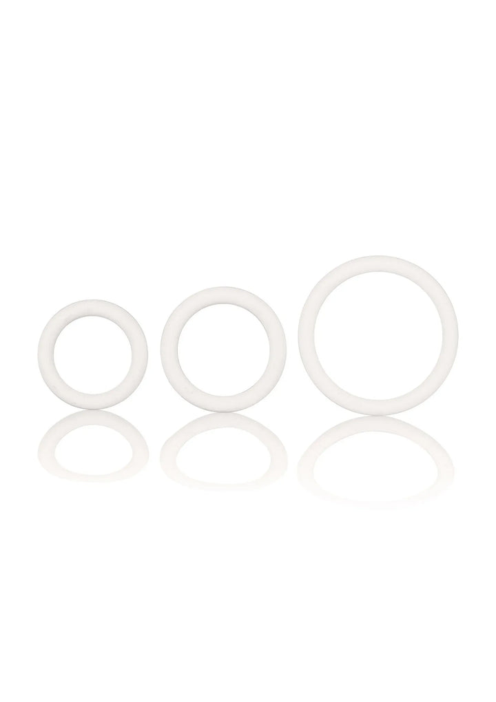 Rubber Cockring 3 Piece Set | Cockring - CalExotics | SIN&LACE