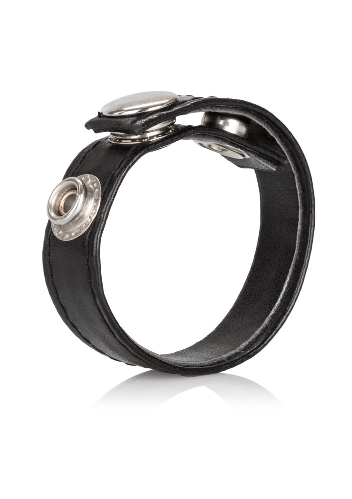 Penisringen Leather 3-Snap Ring