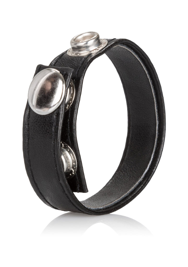 Penisringen Leather 3-Snap Ring
