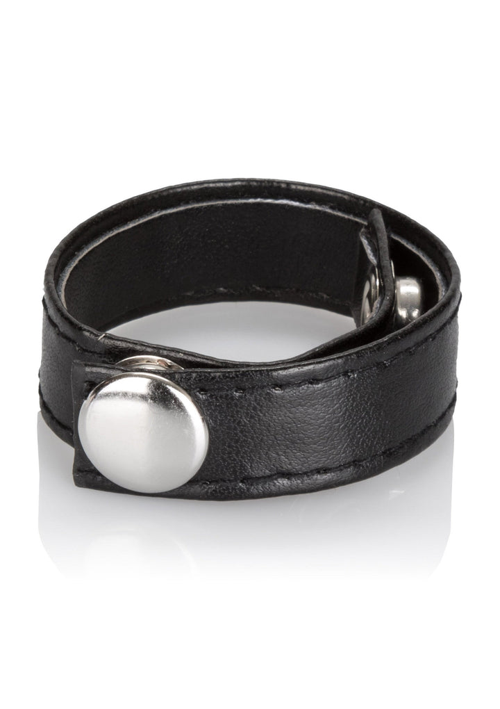 Penisringen Leather 3-Snap Ring