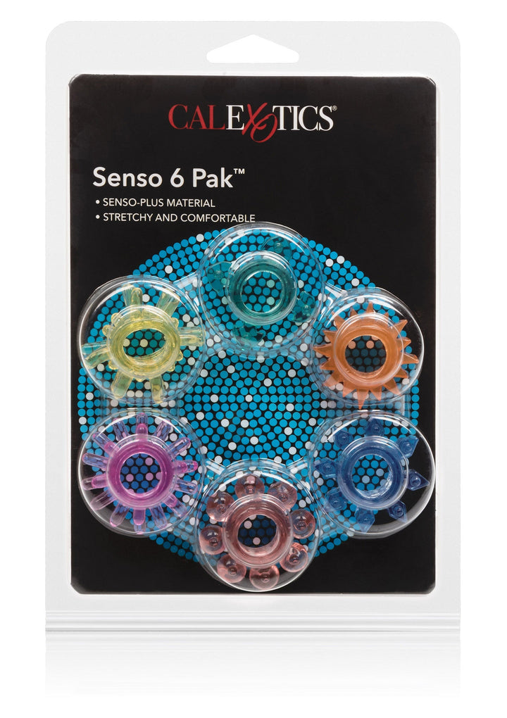 CalExotics Senso 6 Pack penisringen
