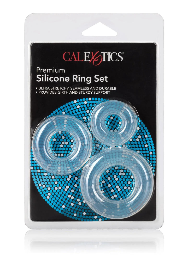 Premium Silicone Cockring set | Cockring - CalExotics | SIN&LACE
